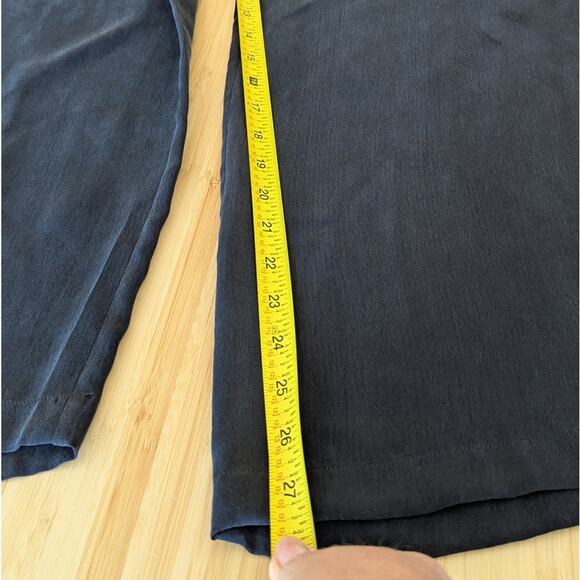 Yasemin Ozeri 2PC Set Black Liquid Butter Double-breasted Blazer M Dress Pants S - Picture 16 of 16